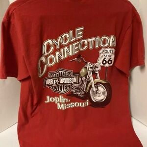 Harley-Davidson Red Graphic T-Shirt